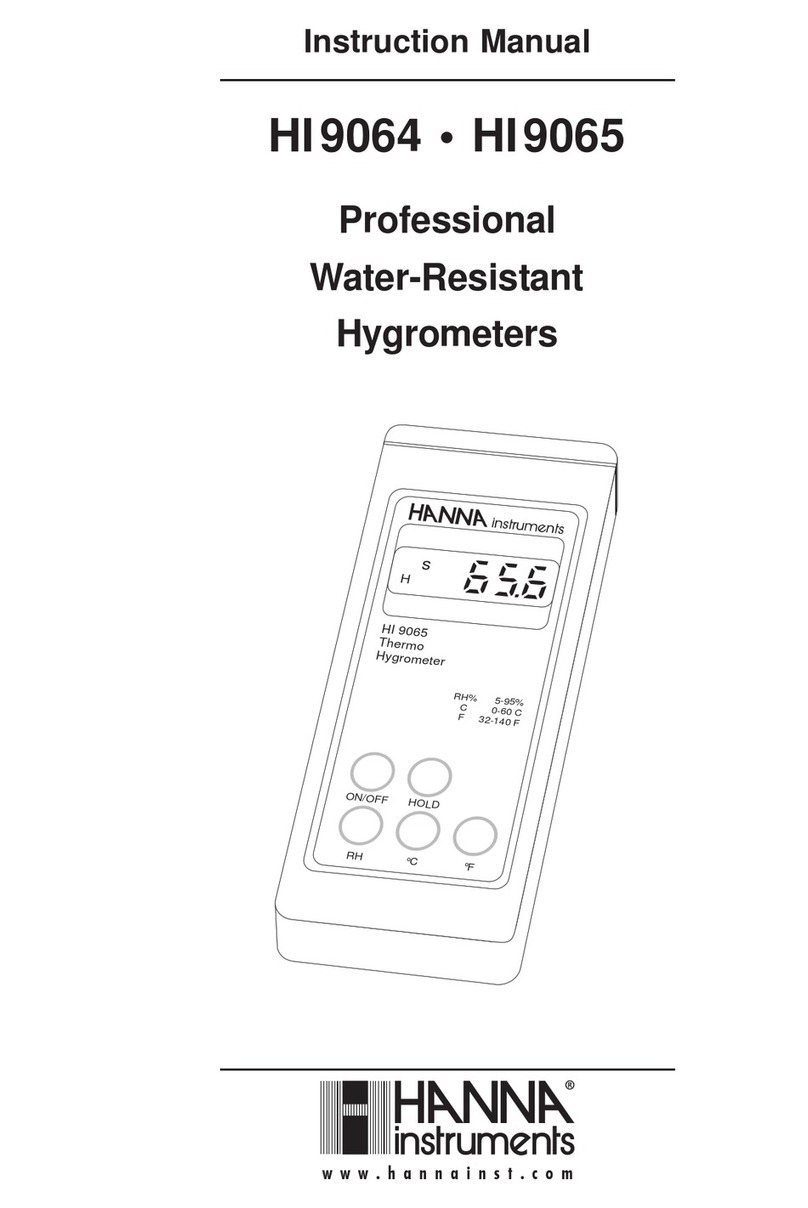 Hanna Instruments HI9064 instruction manual