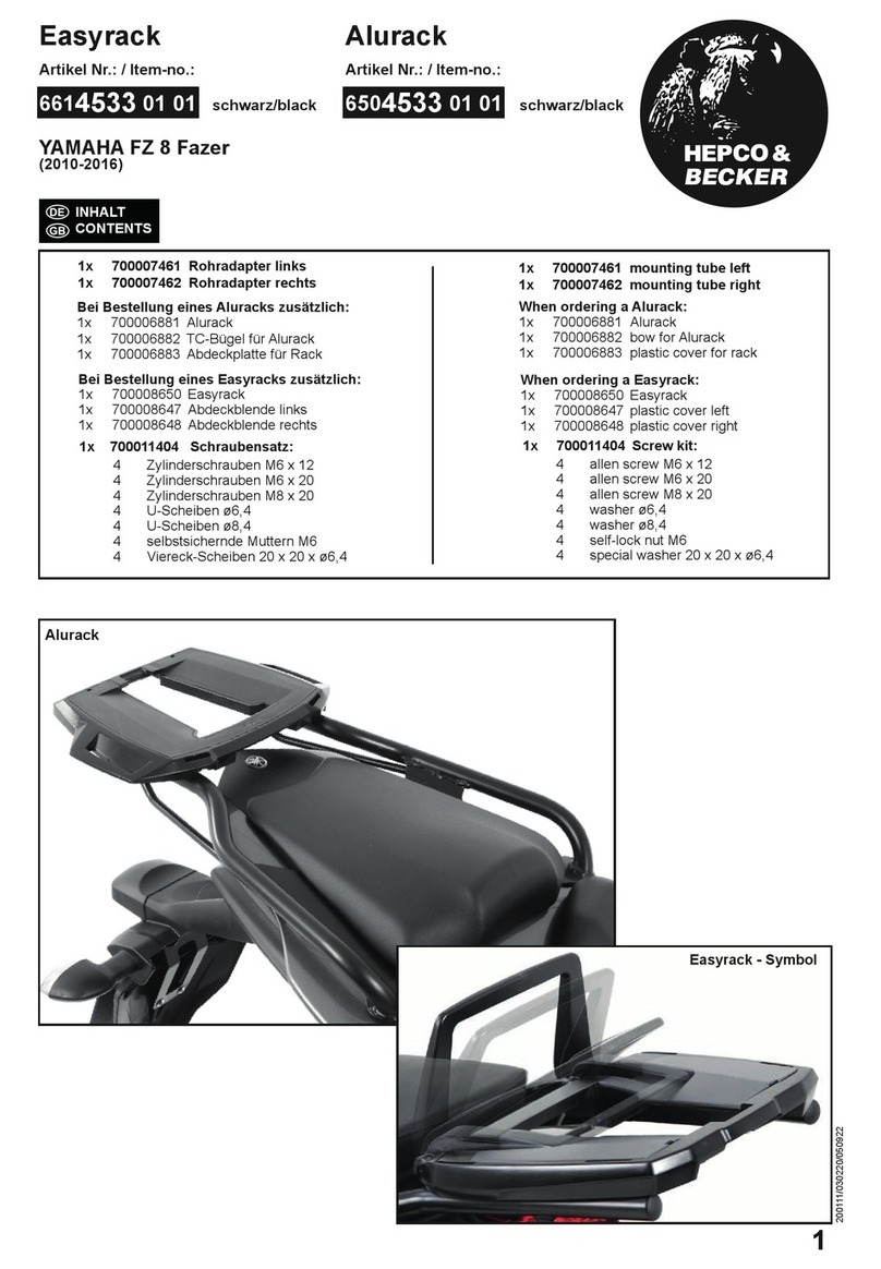 hepco & becker Easyrack User manual