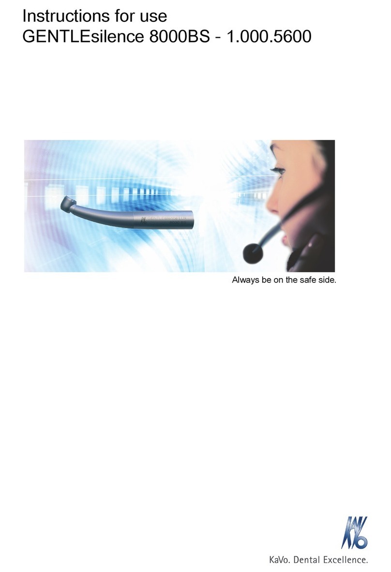 KaVo GENTLEsilence 8000BS Instructions for use