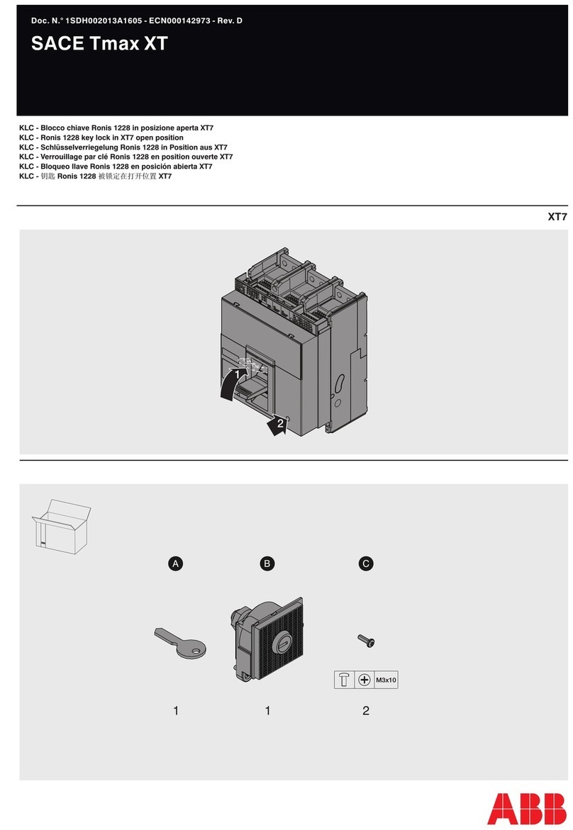ABB SACE Tmax XT manual