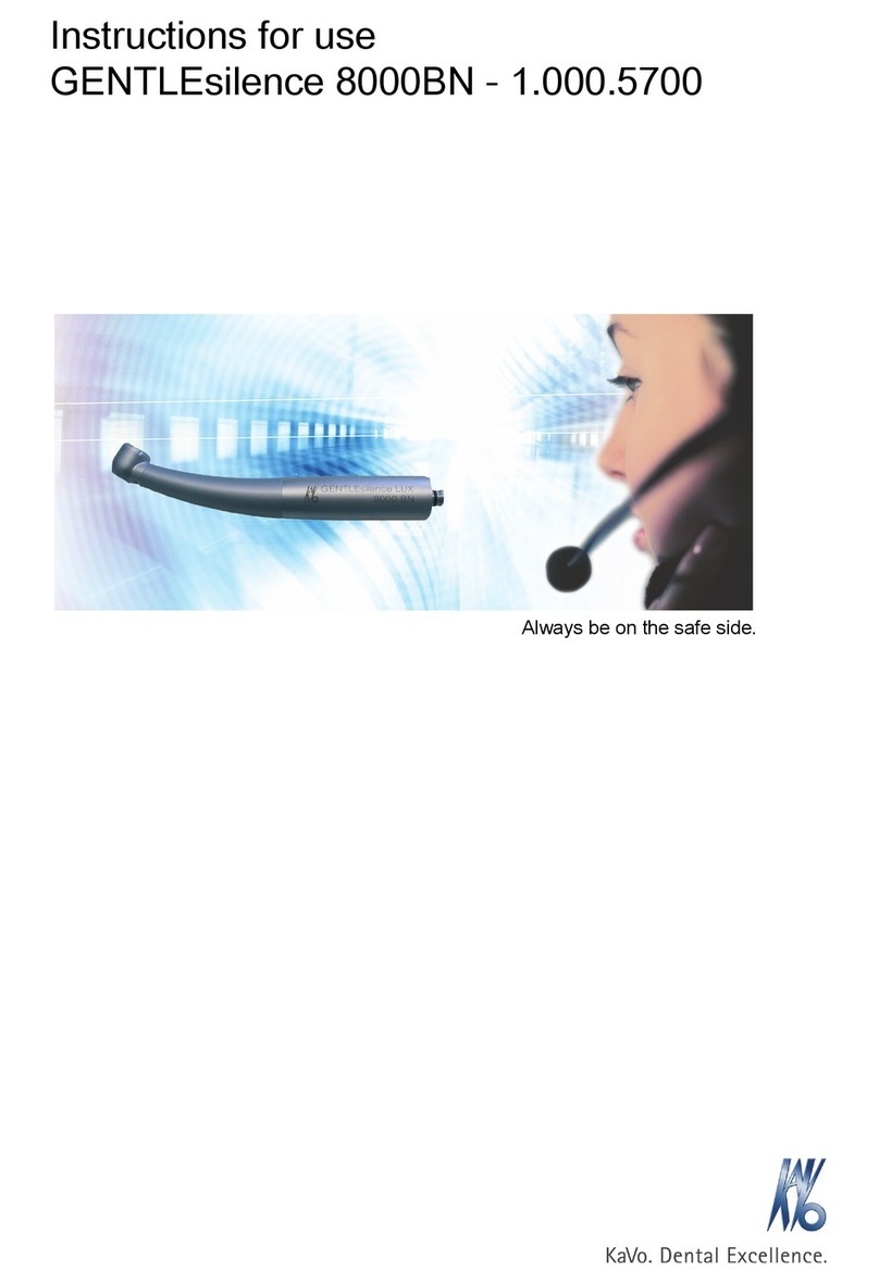 KaVo GENTLEsilence 8000BN User manual