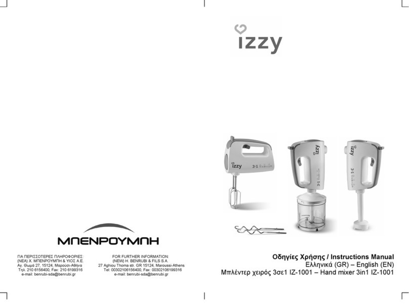 izzy IZ-1001 instruction manual
