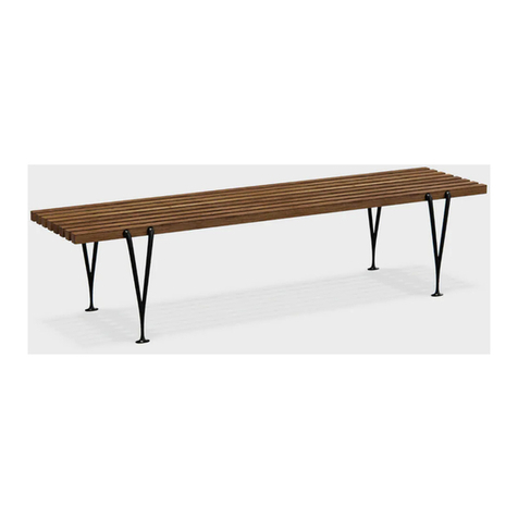 Floyd Acton Slat Bench User manual