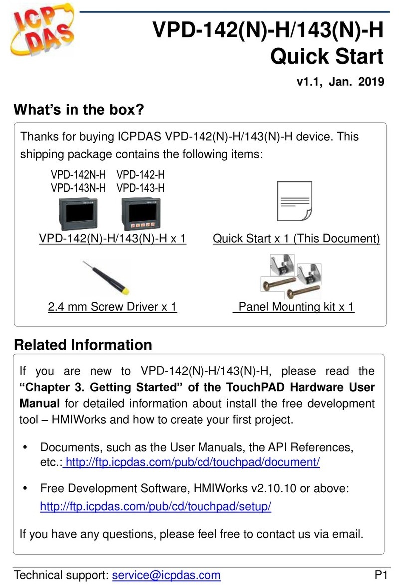 ICP DAS USA VPD-142-H User manual