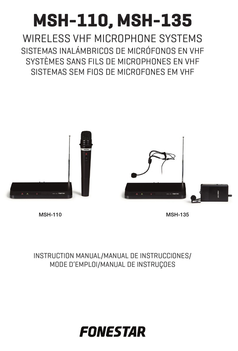 FONESTAR MSH-110 User manual