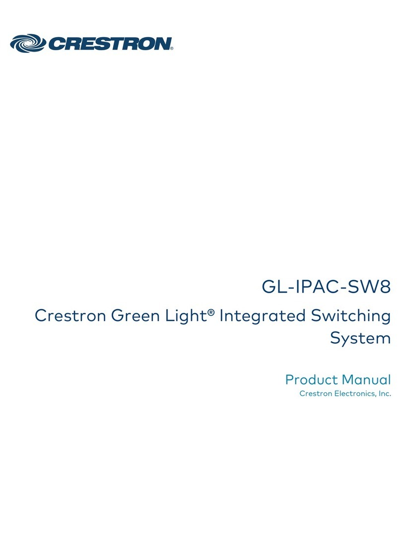 Crestron Green Light GL-IPAC-SW8 product manual