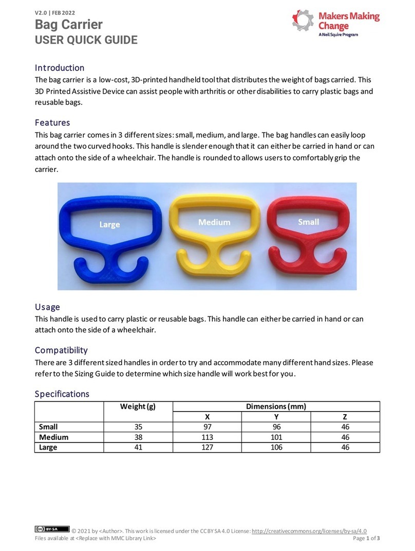 Makers Making Change Bag Carrier User quick guide