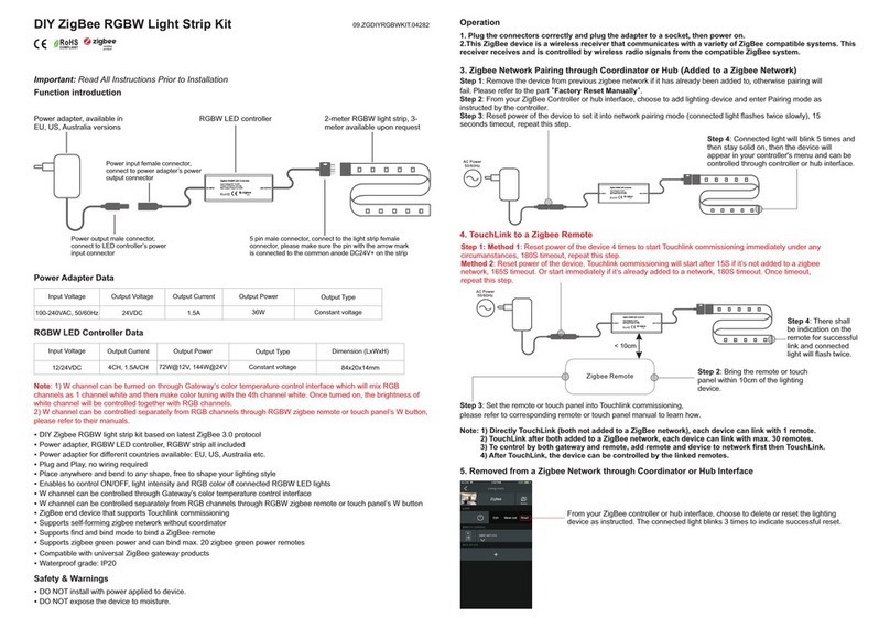 ROBB Smarrt Rgbw Led Strip manual