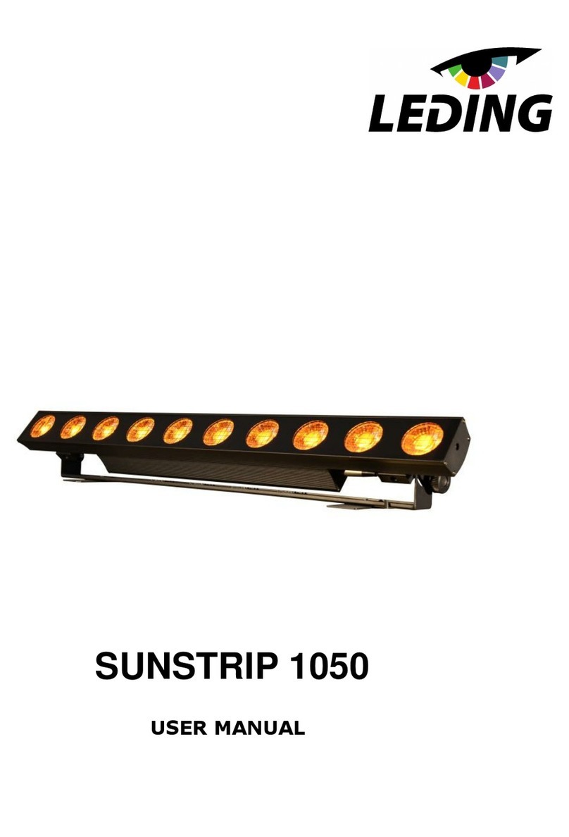 Leding SUNSTRIP 1050 user manual