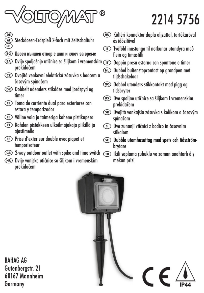 BAHAG VOLTOMAT 2214 5756 manual