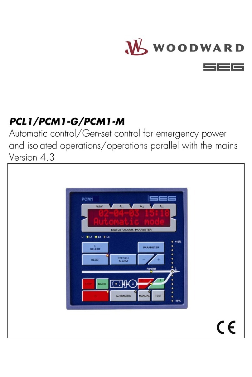 Woodward PCL1 User manual