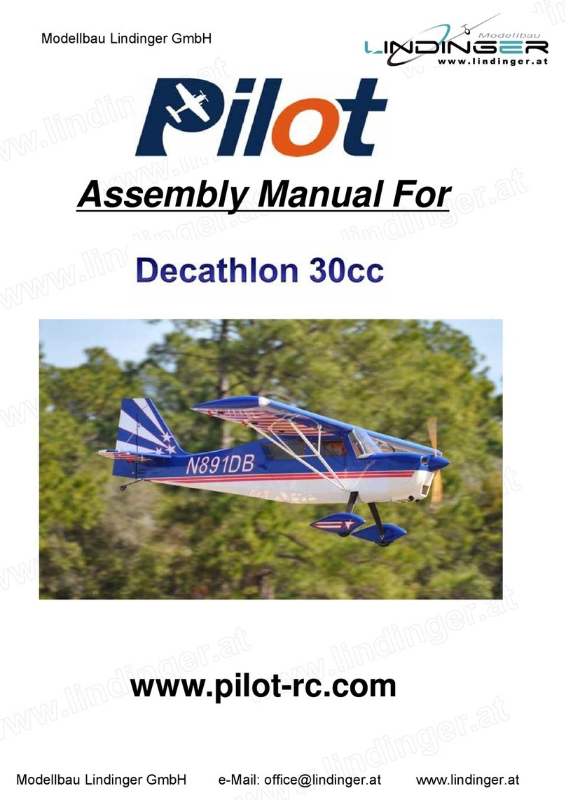 Modellbau Lindinger Decathlon 30cc User manual