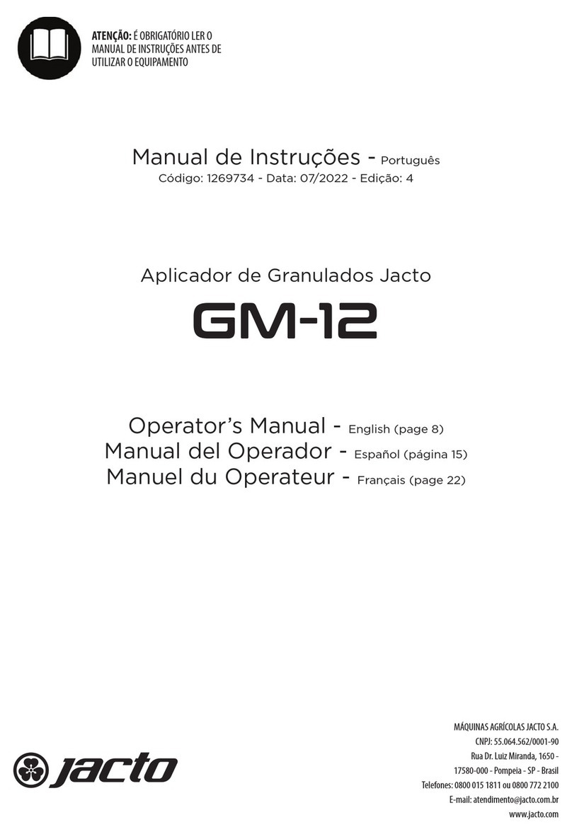 Jacto GM-12 User manual