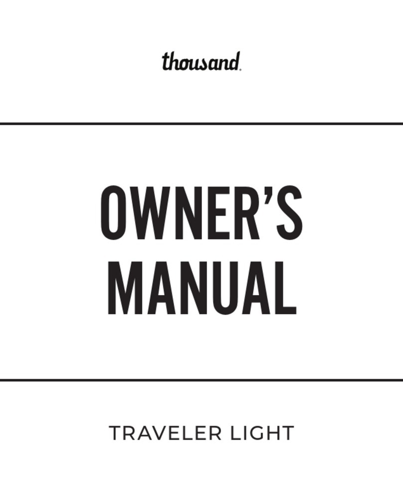 thousand TRAVELER LIGHT owner's manual