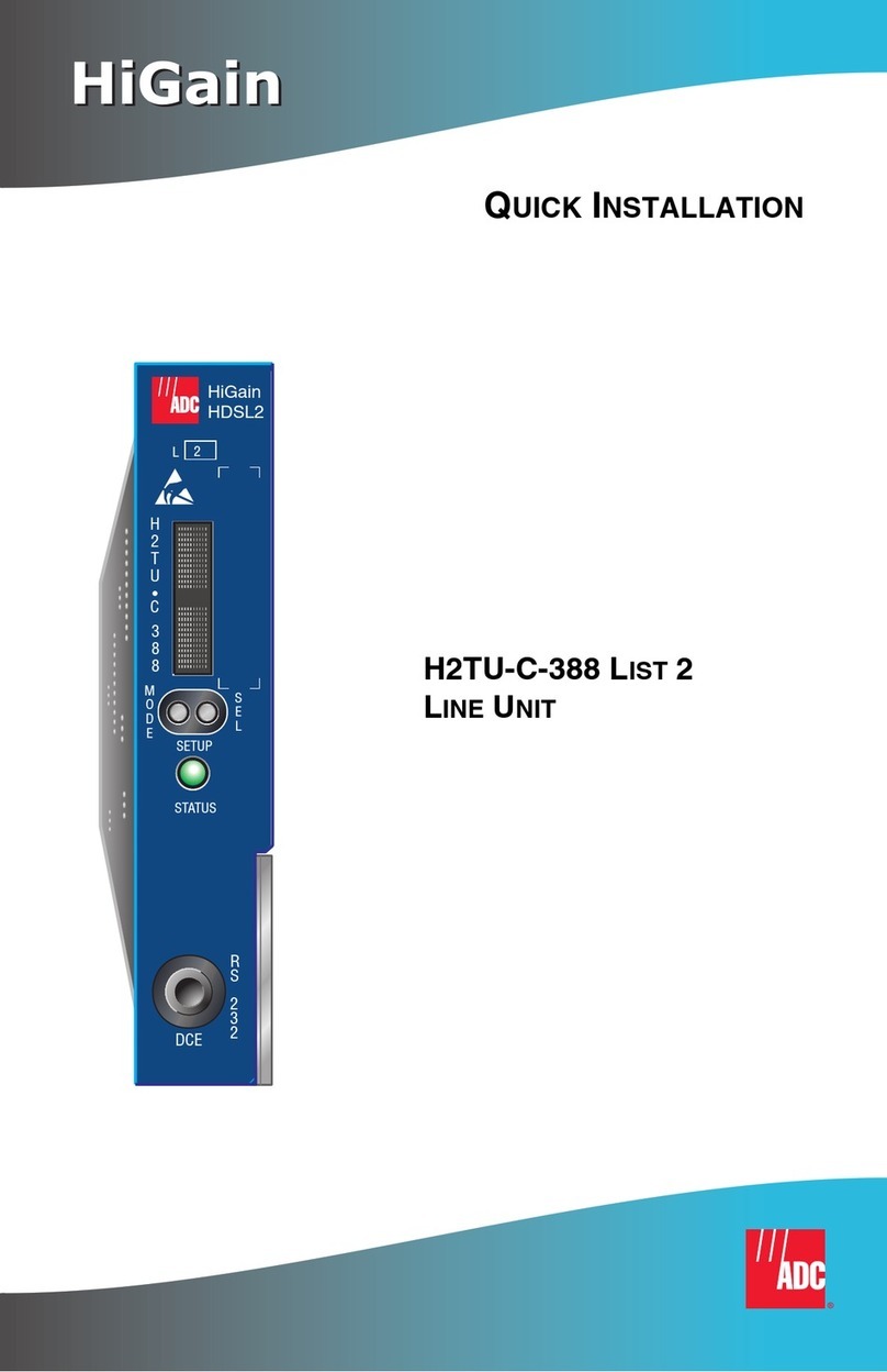 ADC H2TU-C-388 HiGain Original operating instructions ADC H2TU-C-388 HiGain Original operating instructions