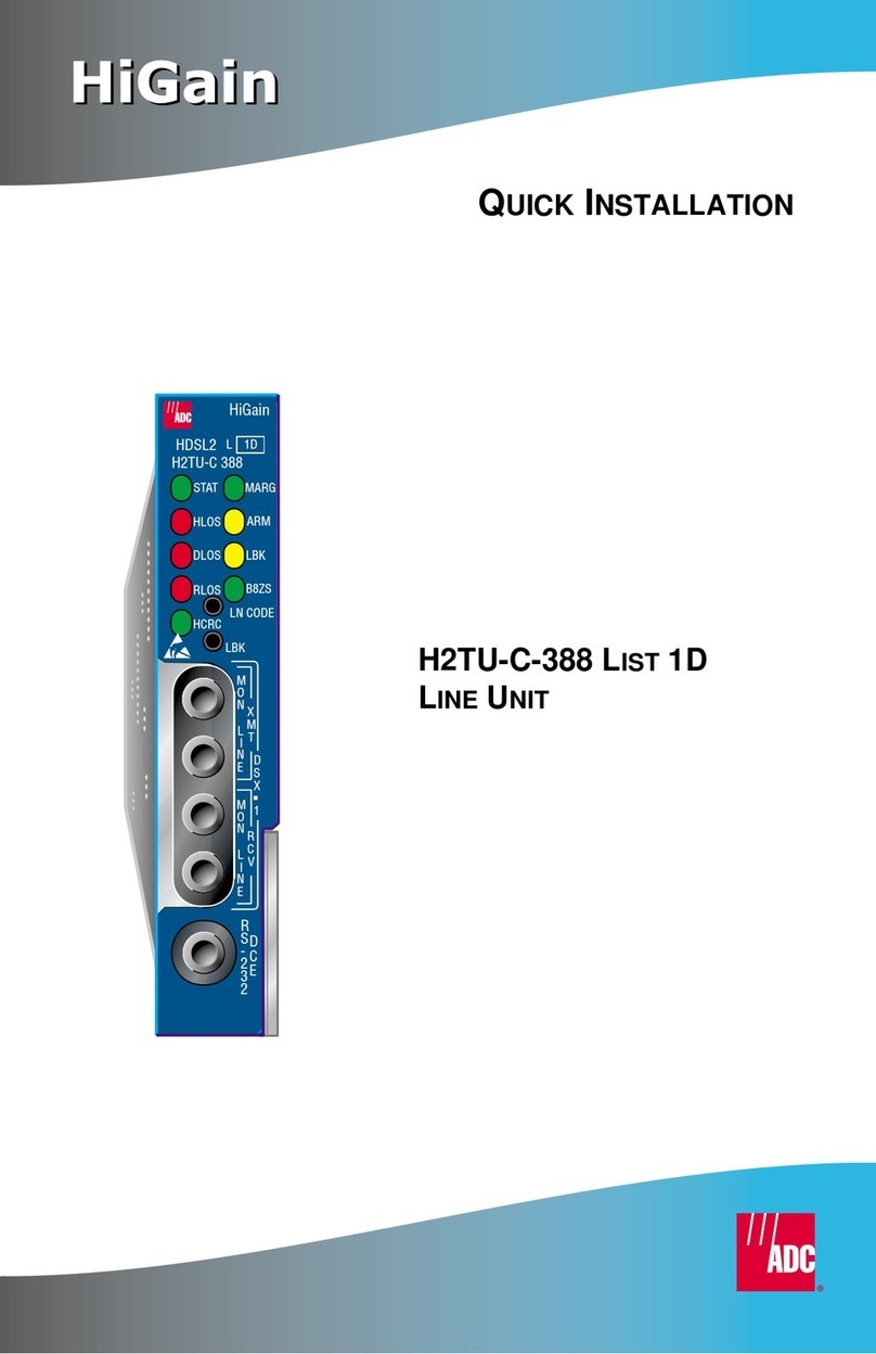 ADC H2TU-C-388 HiGain Original operating instructions