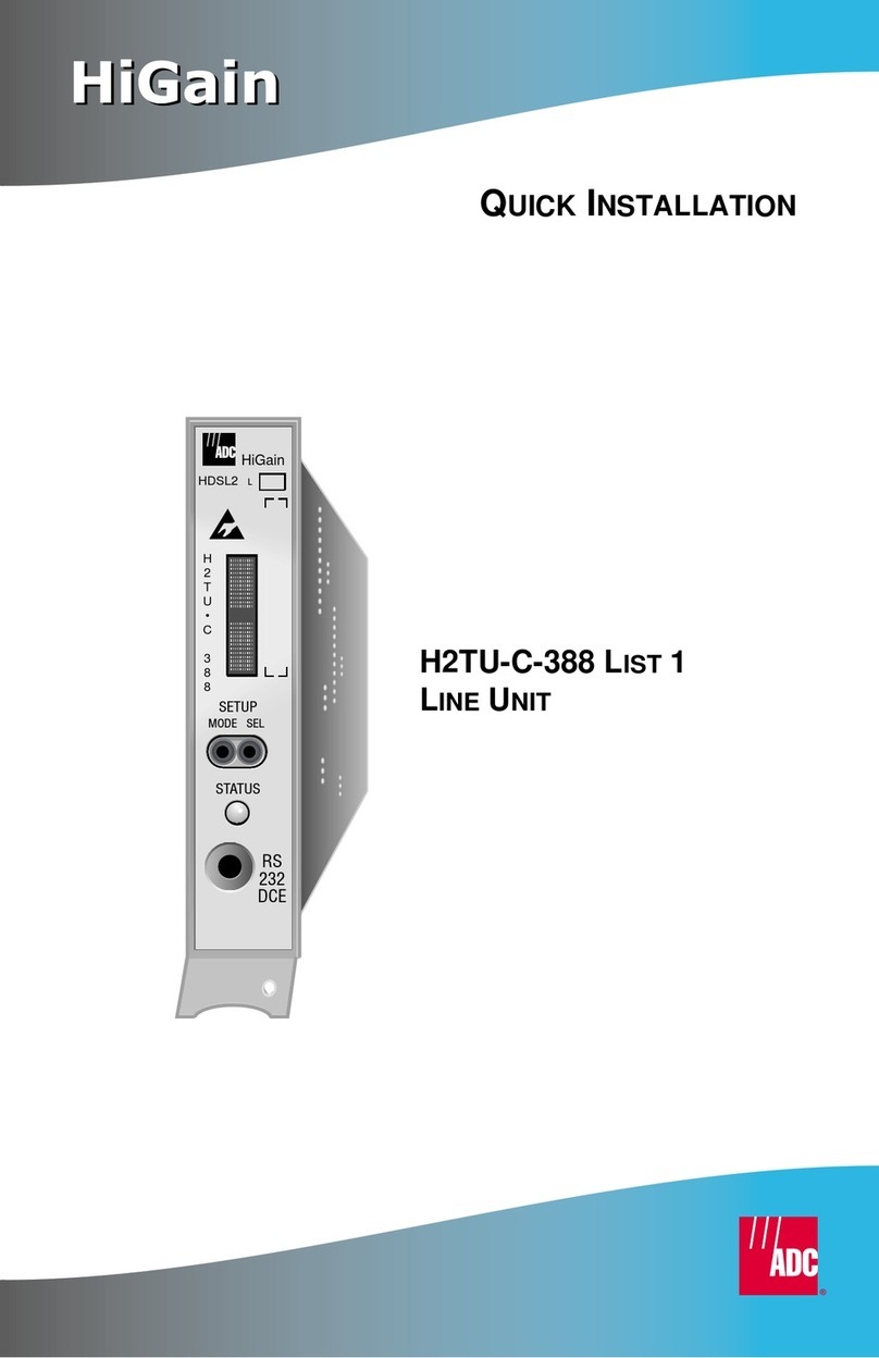 ADC H2TU-C-388 HiGain Original operating instructions ADC H2TU-C-388 HiGain Original operating instructions