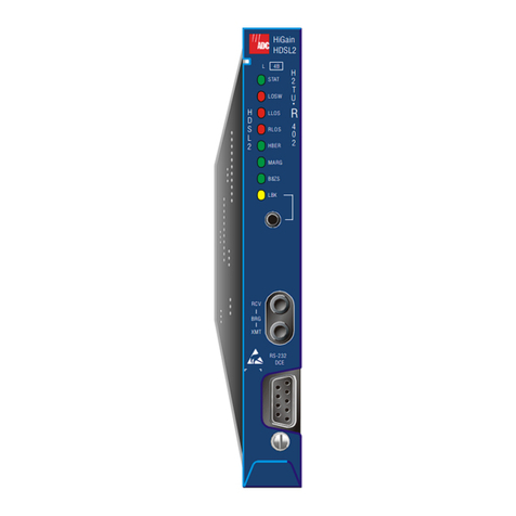 ADC HiGain H2TU-R-402 List 4B Quick installation