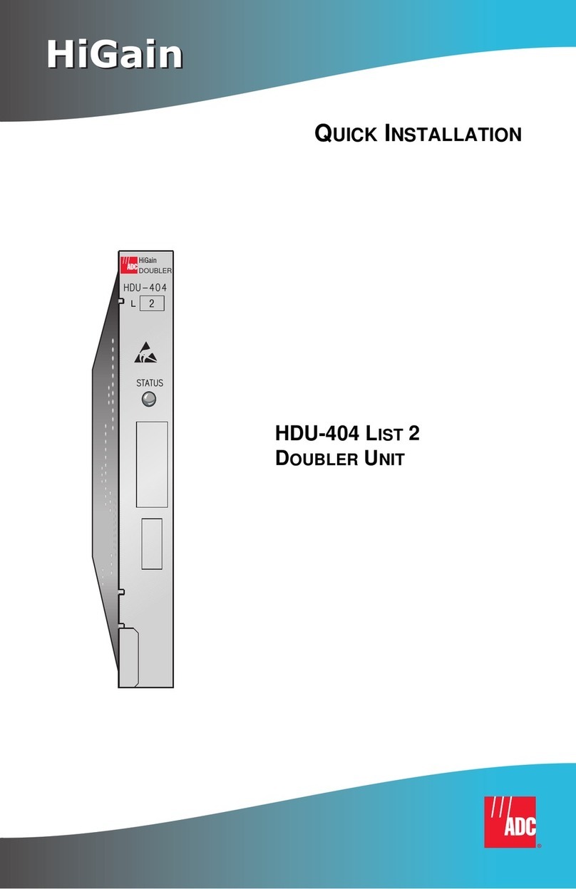 ADC HiGain HDU-404 LIST 2 Original operating instructions ADC HiGain HDU-404 LIST 2 Original operating instructions