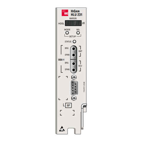 ADC HiGain HLU-231 List 8F Original operating instructions ADC HiGain HLU-231 List 8F Original operating instructions