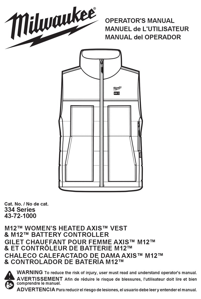 Milwaukee M12 AXIS 334 Series Operator's manual