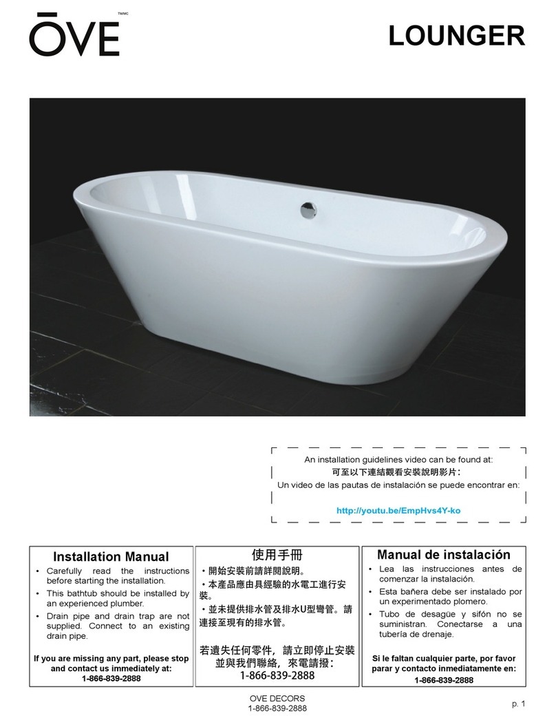 OVE LOUNGER installation manual