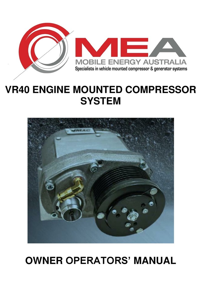 Mea VR40 Owner's/operator's manual