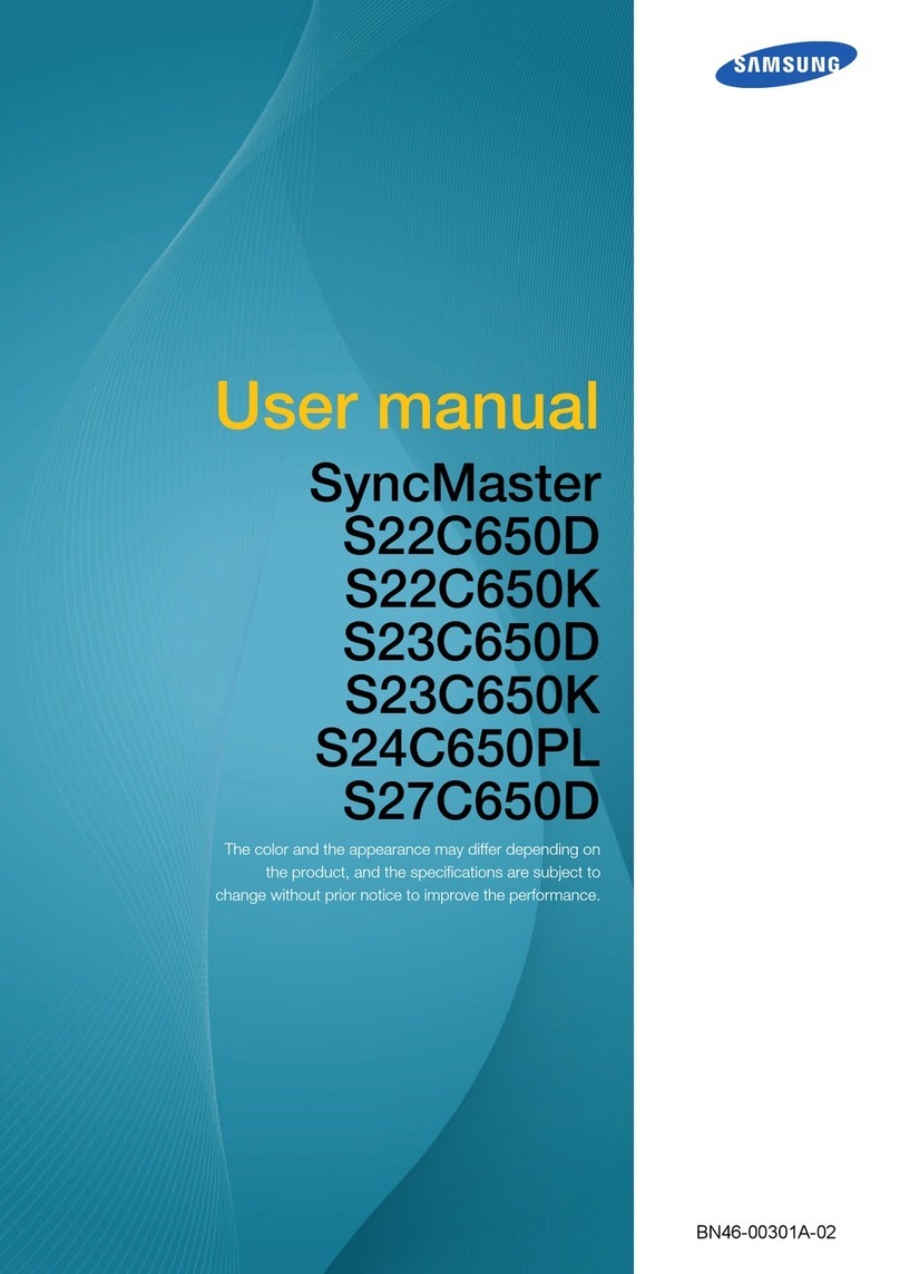 Samsung S22C650D User manual