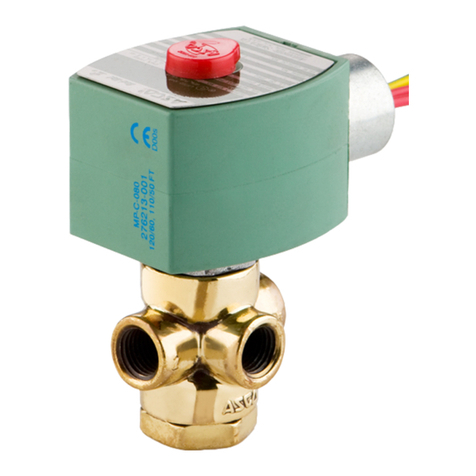 ASCO Valves 8320 Series Installation and operating instructions