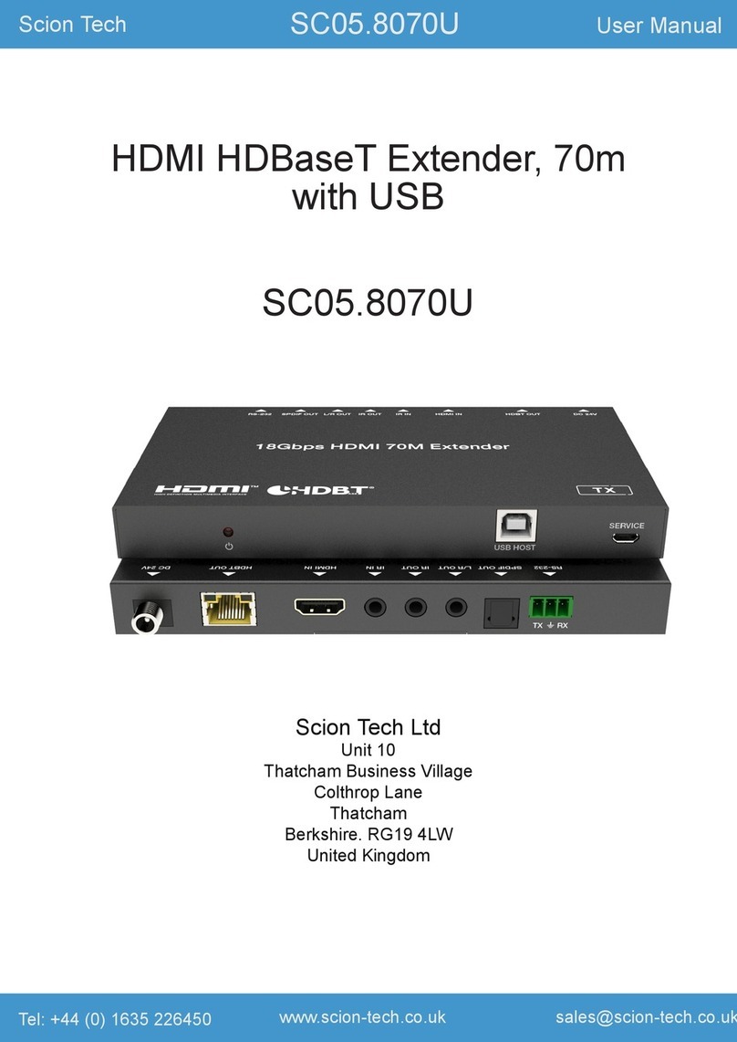 Scion-Tech SC05.8070U User manual