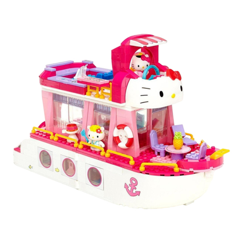 Mega Bloks HELLO KITTY Cruise Ship 10930 Assembly instructions Mega Bloks HELLO KITTY Cruise Ship 10930 Assembly instructions