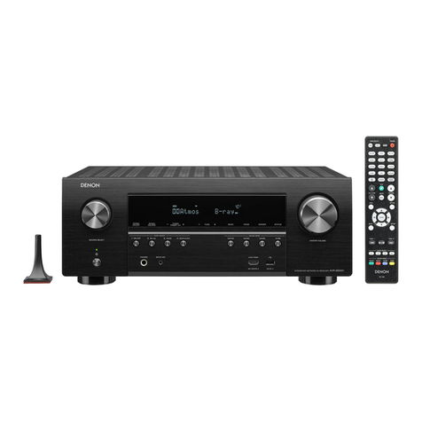 Denon AVR-S970H User manual Denon AVR-S970H User manual