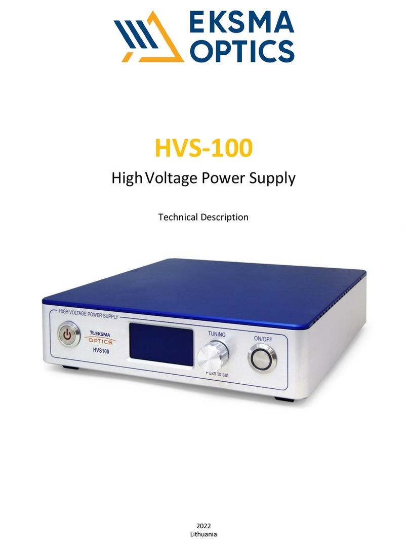 EKSMA OPTICS HVS-100 Technical description