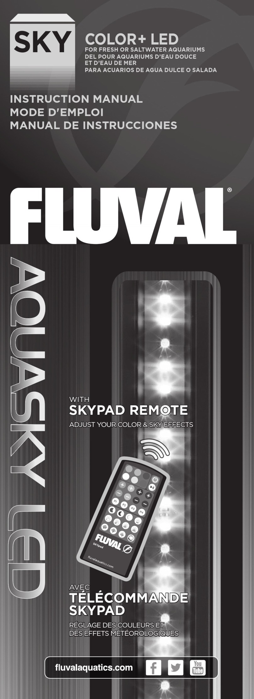 Sky FLUVAL AQUASKY LED instruction manual