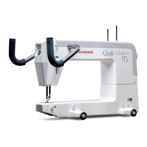 Janome Quilt Maker 15 instruction manual