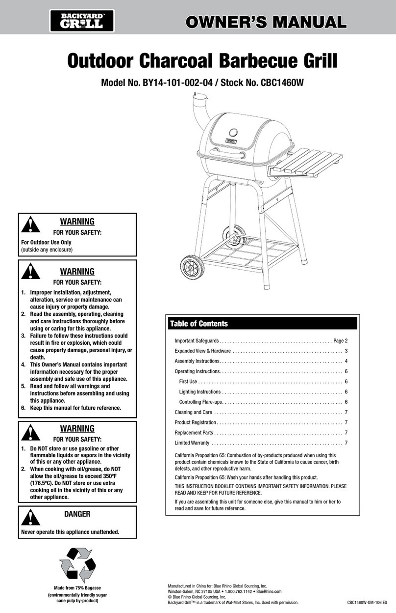 Backyard BY14-101-002-04 owner's manual