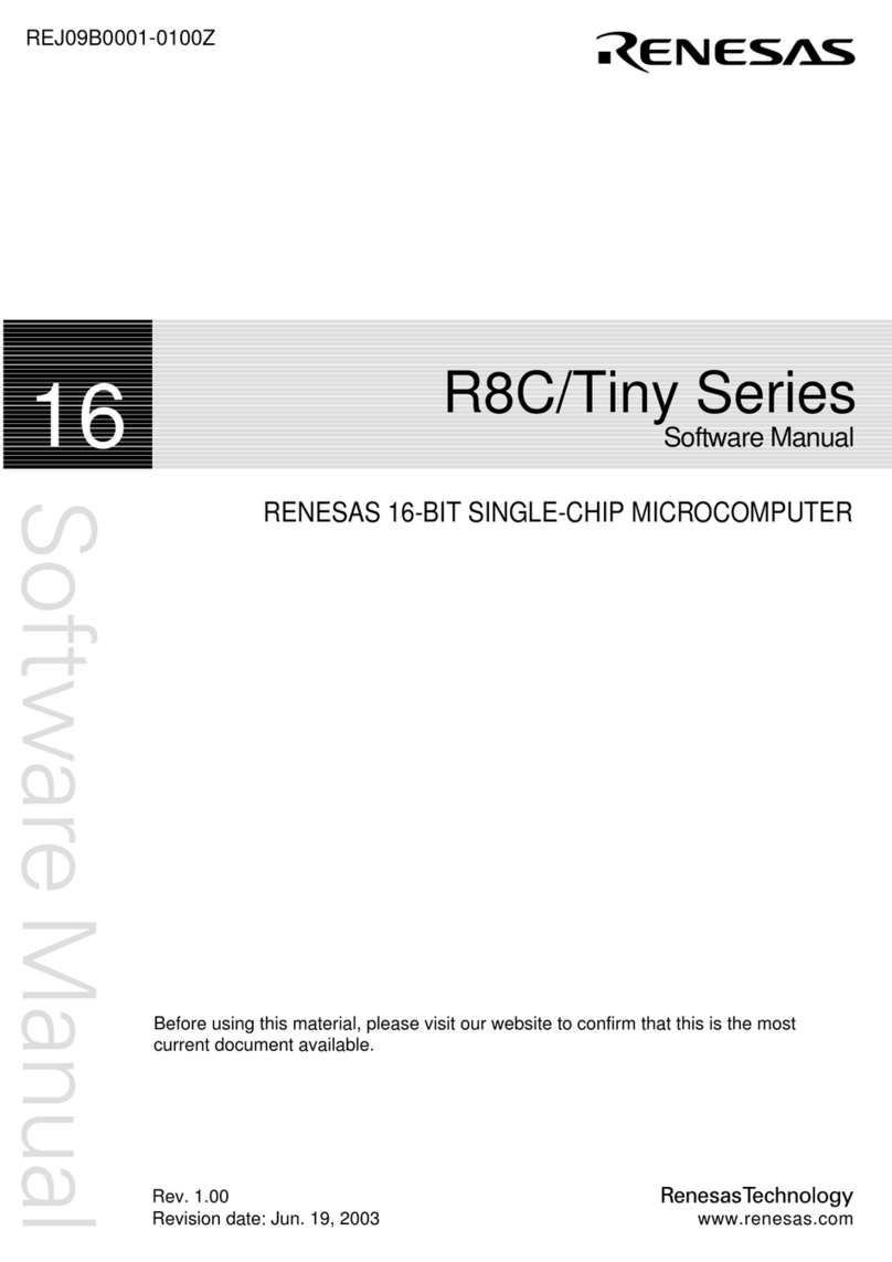 Renesas R8C/Tiny Series Mounting instructions