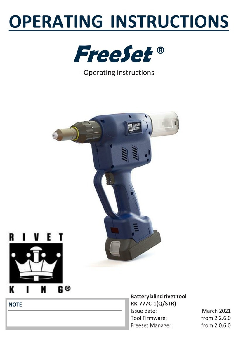 Rivet King FreeSet RK-777C-1Q User manual Rivet King FreeSet RK-777C-1Q User manual