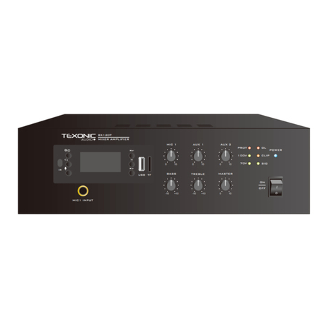 TEXONIC BX120T Operation manual