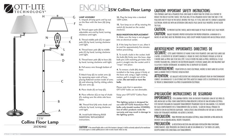 OttLite 25C92462 User manual