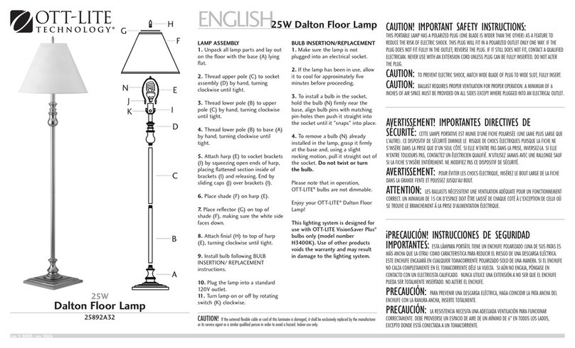 OttLite 25892A32 User manual