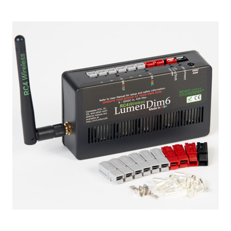 RC4 Wireless LumenDim6 User manual