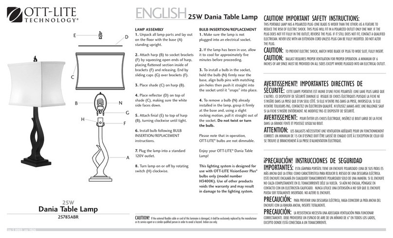 OttLite 25783ABR User manual
