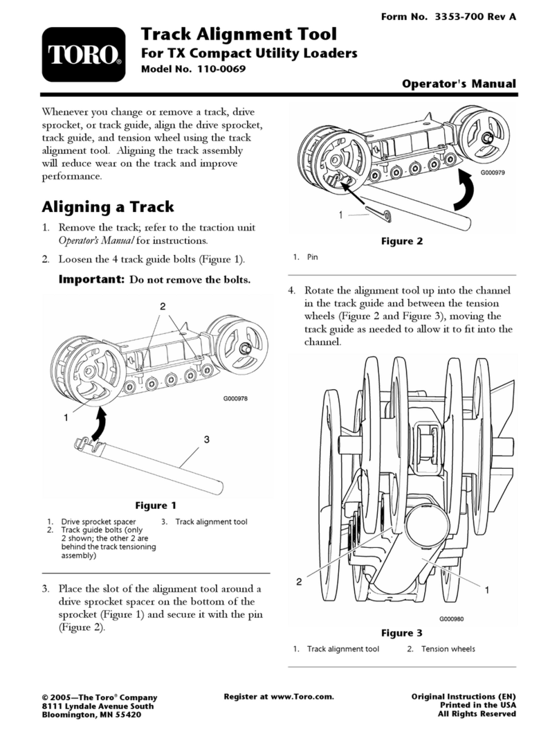 Toro 110-0069 User manual