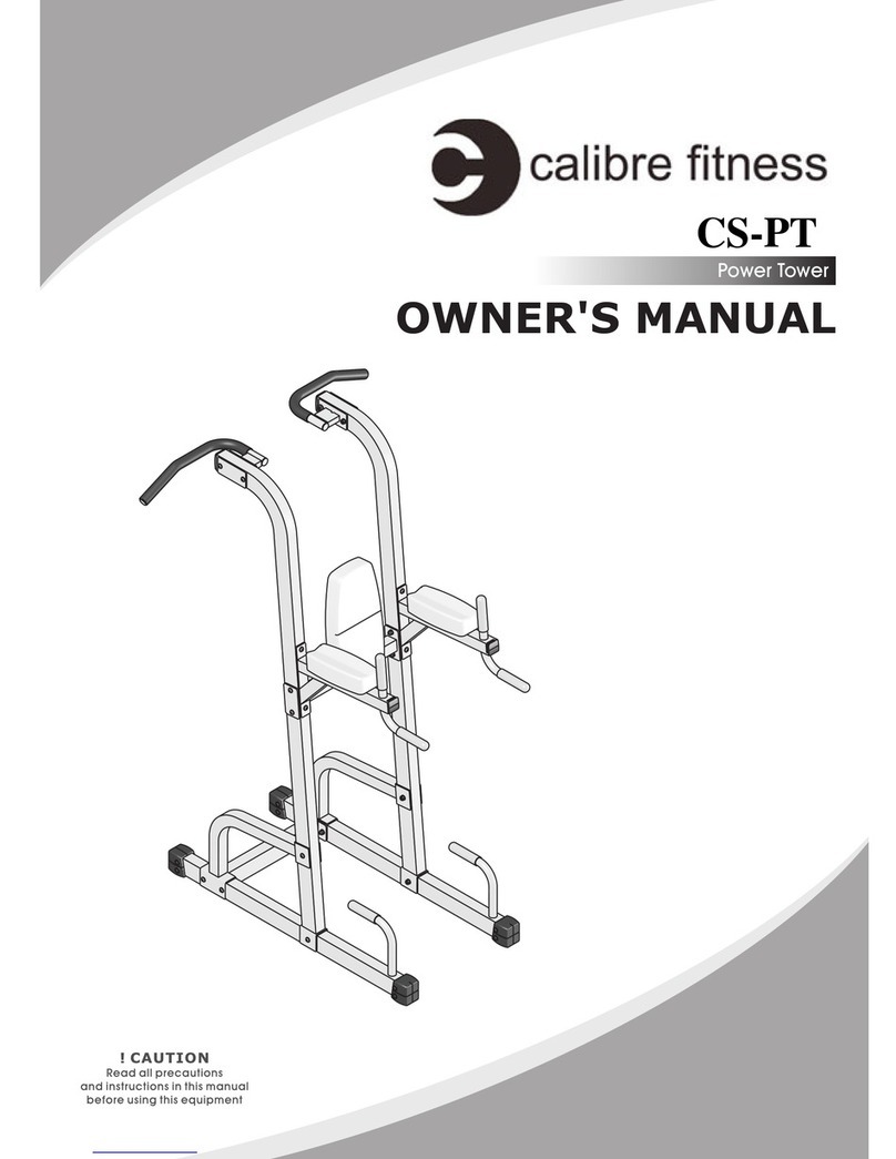 Calibre Fitness CS-PT owner's manual