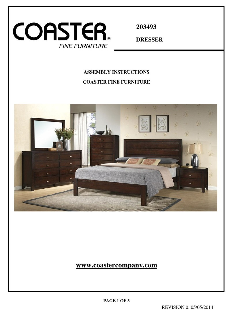 Coaster 203493 Assembly instructions