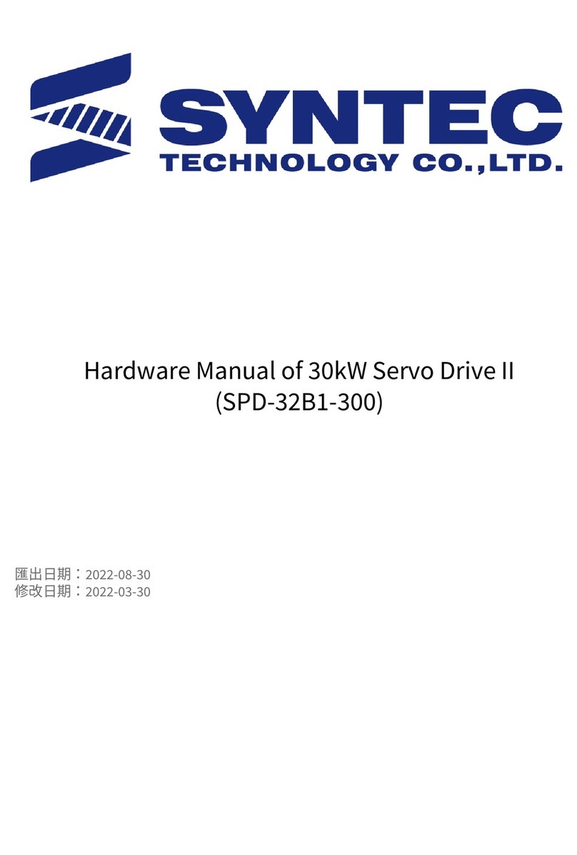 Syntec SPD-32B1-300 Hardware manual