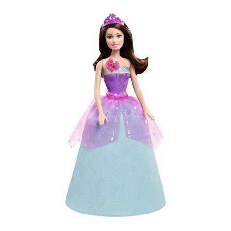 Mattel Barbie CDY62 instructions