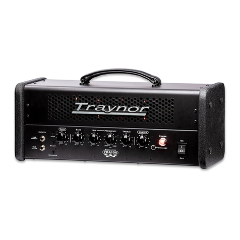 Traynor YBA100 owner's manual