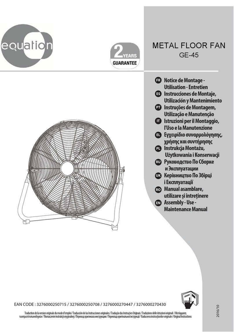 EQUATION GE-45 Assembly manual EQUATION GE-45 Assembly manual
